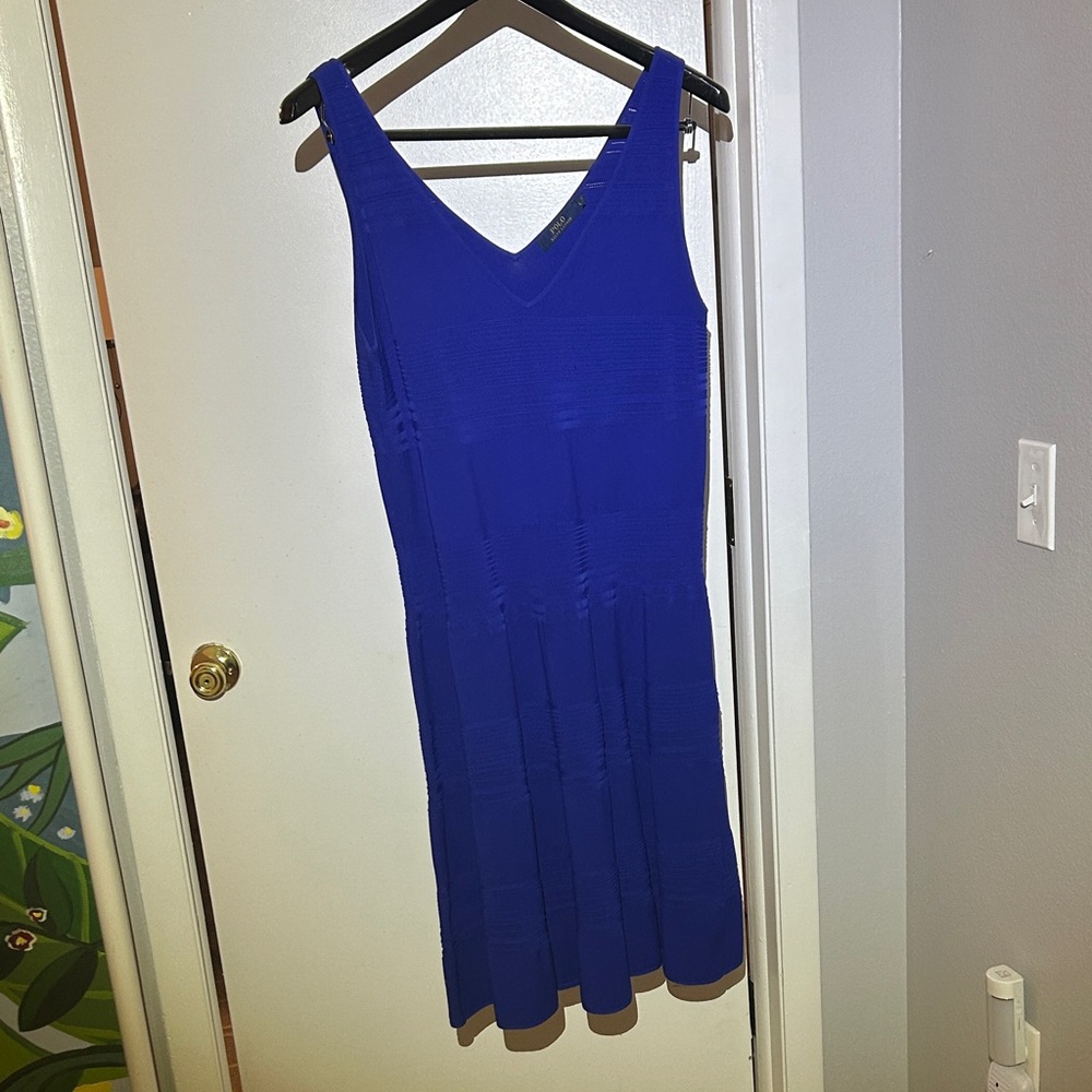 Polo Ralph Lauren Vibrant Blue Midi Dress